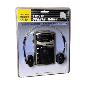 Vintage Lenoxx Sound Model PR-35 AM/ FM Sports Radio, 2000